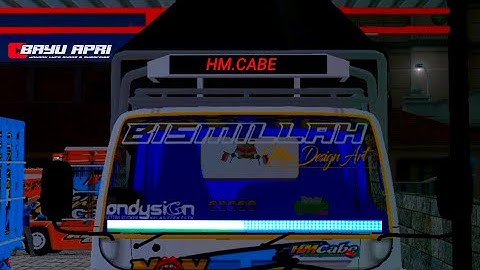 PASANG RUNNING TEXT DAN LAMPU STROBO+PASANG KACA FILM DI REBECCA CONCEPT..BUSID 3.5