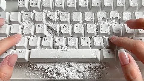 ASMR 꾸덕꾸덕 분필 키보드 타건 레전드🎧 | Chalk Keyboard Typing That Hits Different