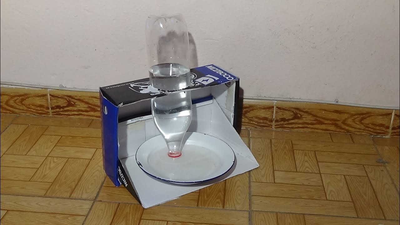 Como hacer un dispensador de agua casero - YouTube