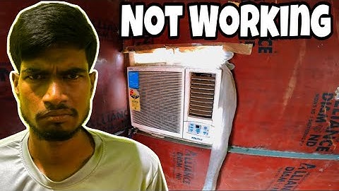 Voltas half ton window AC not working problem find in Lohiya Chowk Supaul - EHSAN