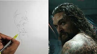 EASY DRAWING AQUAMAN 2022  2+hours #classroomsketch