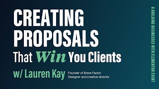 Creating Web Design Proposals That Win You Clients