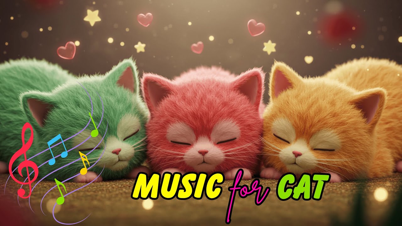 Fluffy Slumber Serenade – 12 Hours of Gentle Sound Waves That Guide Cats Into Restful Dreams