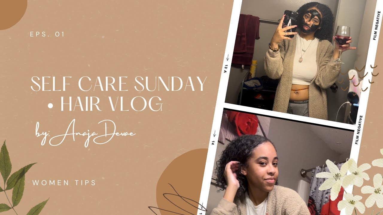 Sunday Hair Routine SELF-CARE SUNDAY // HAIR VLOG 🫧🍷 - YouTube