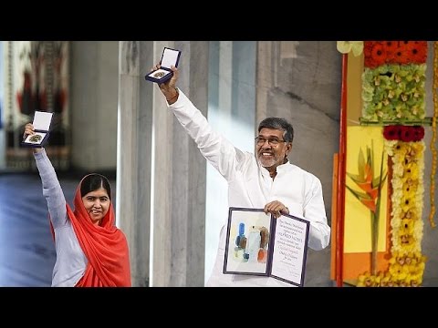 Malala et Satyarthi Nobel de la Paix 2014