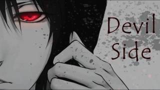 Video thumbnail of "Nightcore -  Devil Side (Deeper version)"