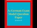 A1 German Exam Model Question Paper