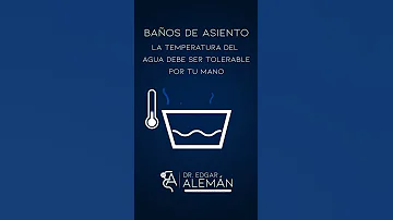 ¿Cuánto tiempo hay que permanecer en un baño de asiento para las hemorroides?