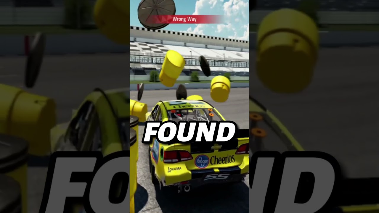 The FUNNIEST Glitch Found In NASCAR Video Game History! 