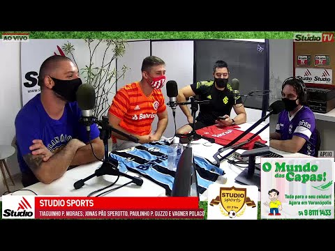 Studio Sports falando muito de dupla Gre-Nal