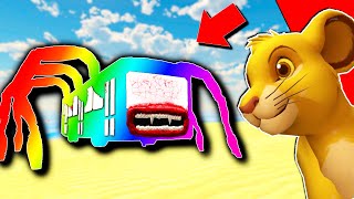 RAINBOW BUS-EATER ATTACKS ME!! 🌈 (Garry's Mod)