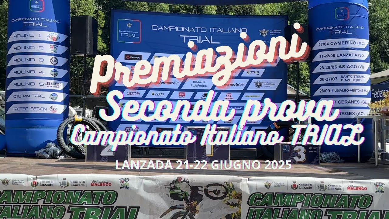 🏁 PREMIAZIONI CAMPIONATO ITALIANO TRIAL - LANZADA 21-22 GIUGNO 2025 EMOZIONI E CAMPIONI 🇮🇹