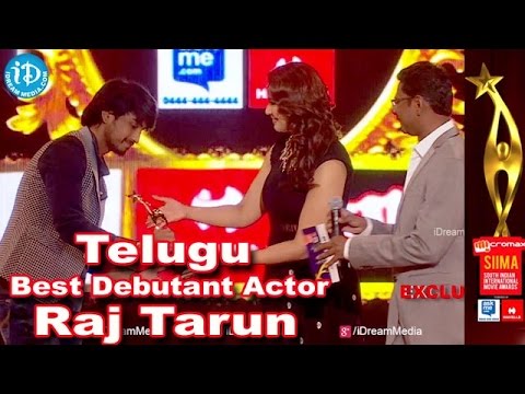 SIIMA 2014 Telugu Best Debutant Actor Award - Raj Tarun | Uyyala Jampala Movie
