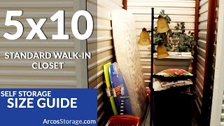 5x10 Size Guide: Self Storage