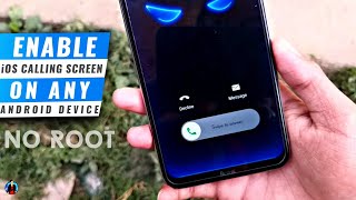 Enable iOS Calling Screen On Any Android Device | iOS 13 Calling Screen Without Root😍😍 screenshot 4