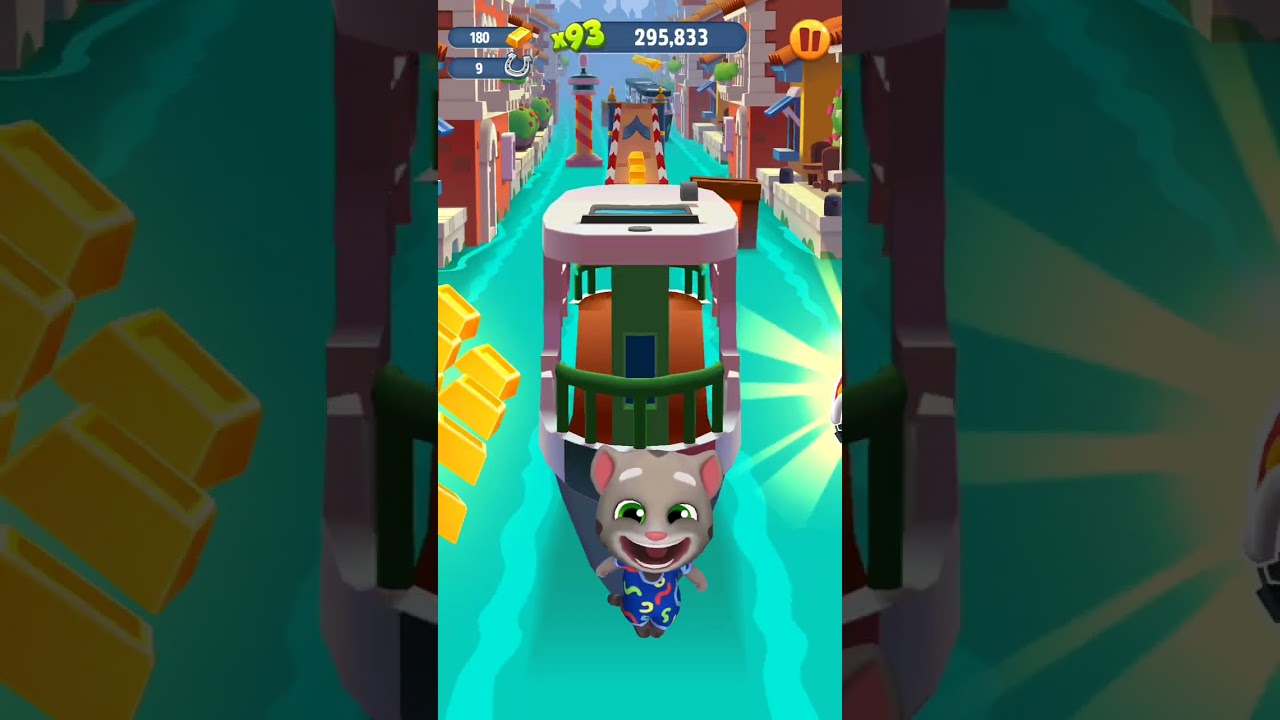 Talking Tom Gold Run Snakes Off Tom in Water Park Funny Fails Gameplay 