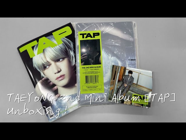 TAEYONG 2nd Mini Album [TAP] Unboxing ! - YouTube