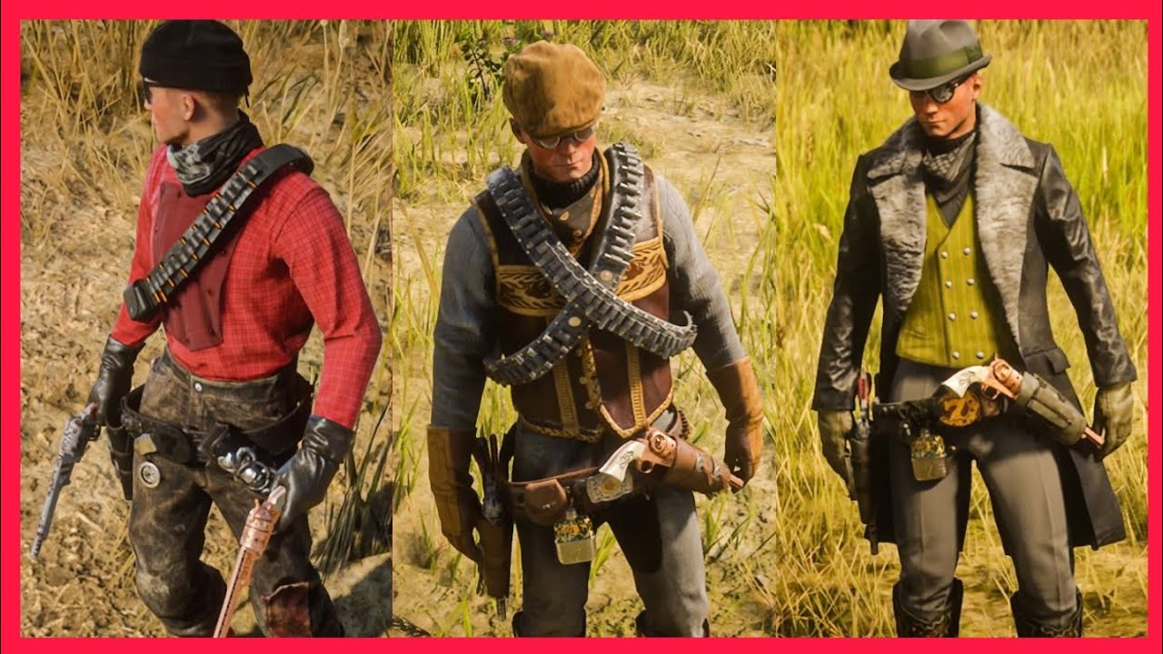 Red Dead Online great outlaws outfits for fighters YouTube