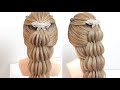 New Easy hairstyle for long hair. Hair tutorial.