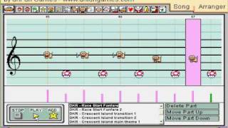 Crescent Island "Gameplay Sequence" from Diddy Kong Racing on Mario Paint Composer (BETTER VERSION)