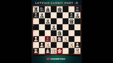 Latvian Gambit: A Chess Opening Weapon
