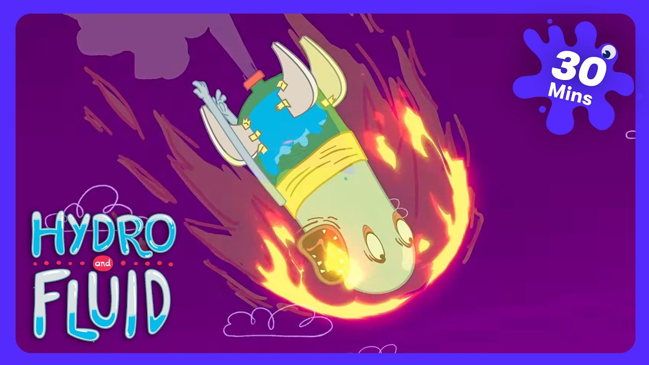 Hydro and Fluid - Razzo nello Spazio! | Cartoni per Bambini | WildBrain Stazione di Salvataggio