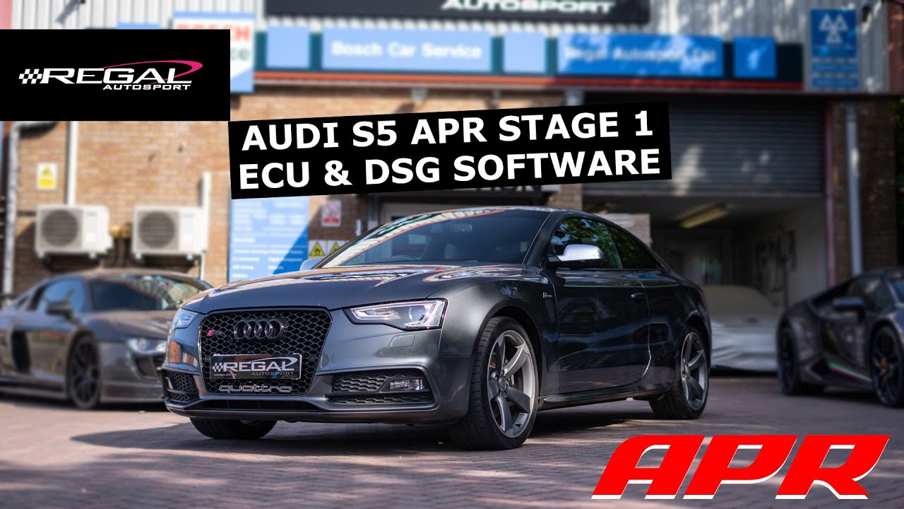 +112HP & 95lbfts APR Stage 1 ECU + TCU B8.5 S5 Upgrade YouTube