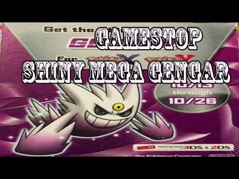 Pokemon X&Y Shiny Mega Gengar Gamestop Event