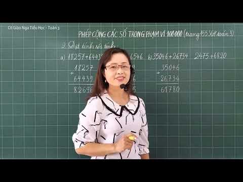 Video Toán lớp 3 : Bài 105. PHÉP CỘNG CÁC SỐ TRONG PHẠM VI... - youtube