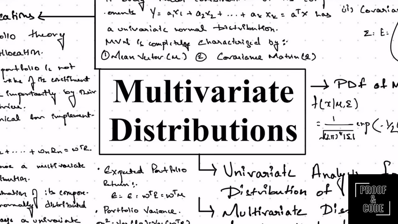 Multivariate Distributions - YouTube