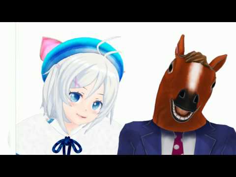 【MMD】バーチャルYoutuberでiPhone CMを作ってみた