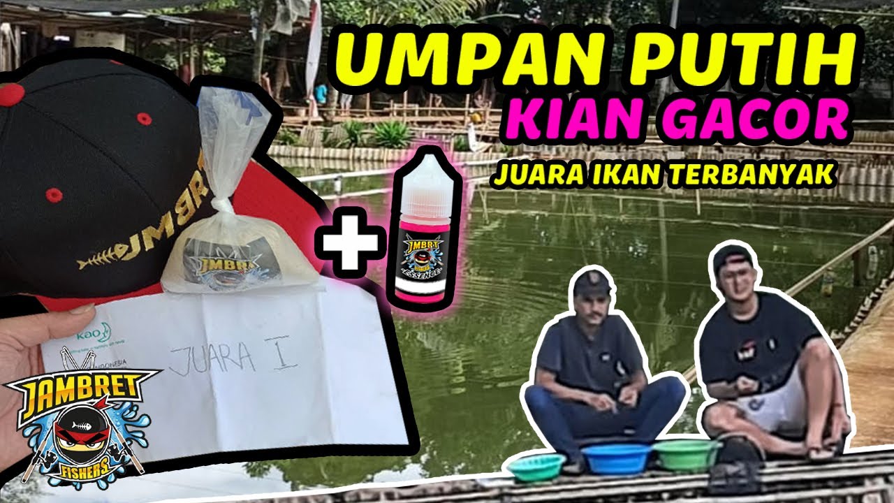 JUARA IKAN TERBANYAK | Umpan Putih + Essen Pink | Pemancingan Bang Niman