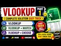 VLOOKUP Part 1 Complete Solution Easy Trick |VLOOKUP + MATCH + CHOOSE in Excel #vlookup #jobs #excel