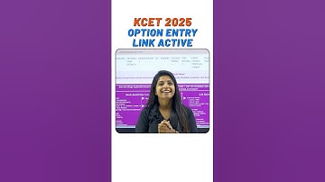 📑 Option Entry For Round 1 Started - KCET 2025 Latest Update #kcet2025 #kcet #kcetcounselling