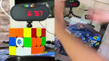Rubik’s Cube Solved in 6.767 Seconds