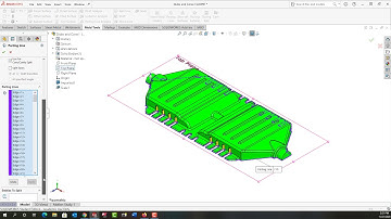 Parting Surface for Mold Requiring Slide Core