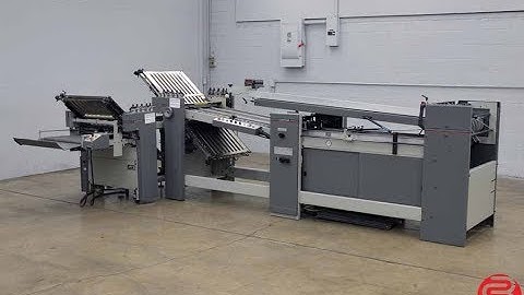 Baumfolder Legend Continuous Feed Paper Folder w/ 8 Page Unit