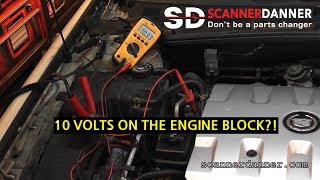 Engine does not crank (bad block ground) - Cadillac