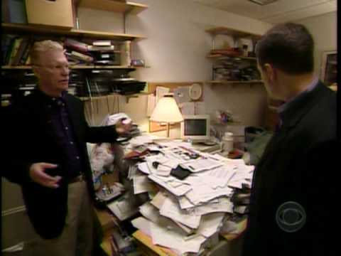Bill Geist battles clutter (CBS Sunday Morning)
