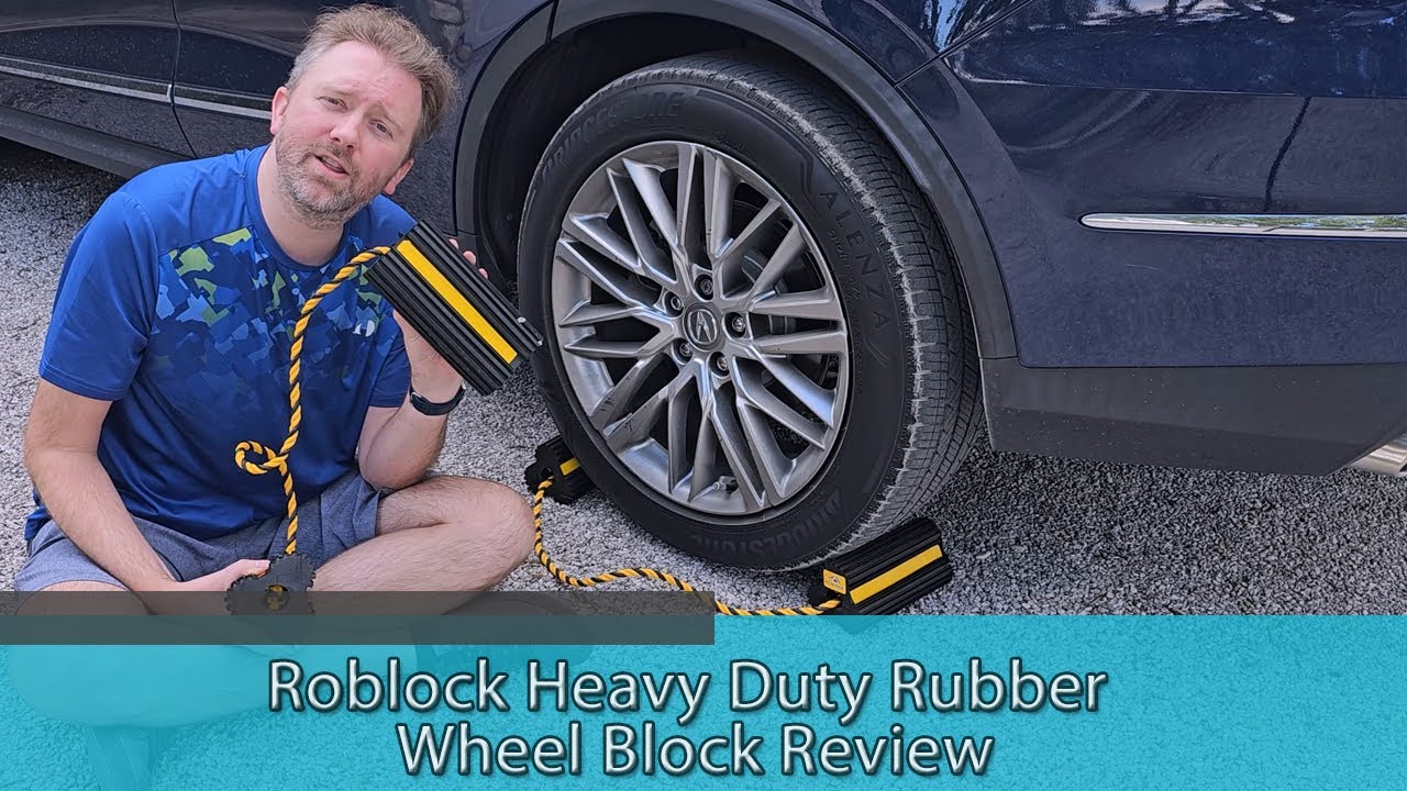 Wheel Chocks 2pair/4pack With Rope For RV Trailer Camper Truck Car Aircraft V - View #4