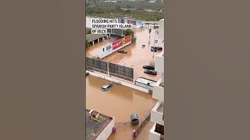 Flooding hits Spanish party island of Ibiza