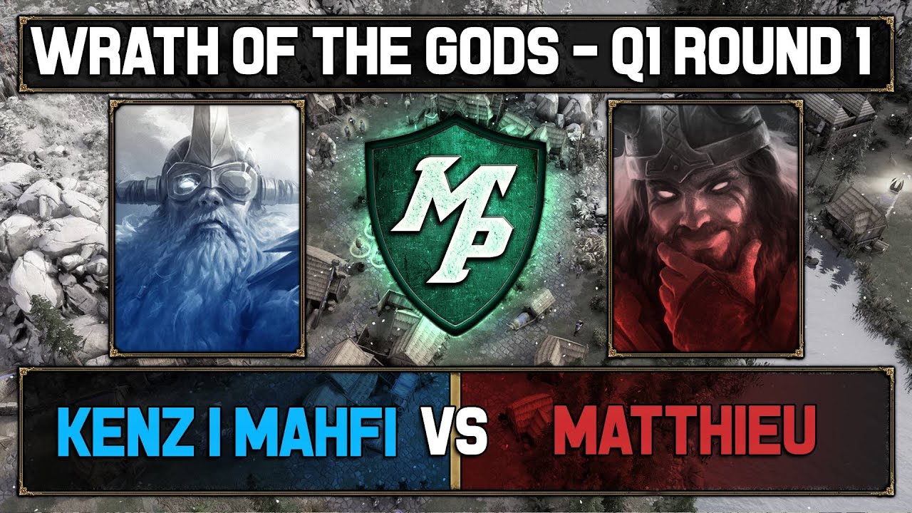 Age of Mythology: $15,000 Wrath of the Gods Tournament - Qualifier 1 - Kenz i Mahfi vs Matthieu