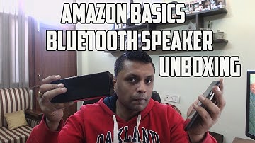 Amazon Basics Portable Bluetooth Speaker Unboxing & Demo