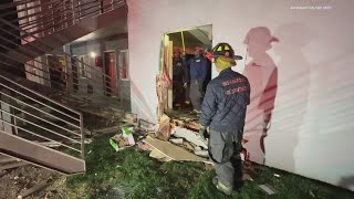 Truck crashes into northeast side apartment Truck crashes into northeast side apartment