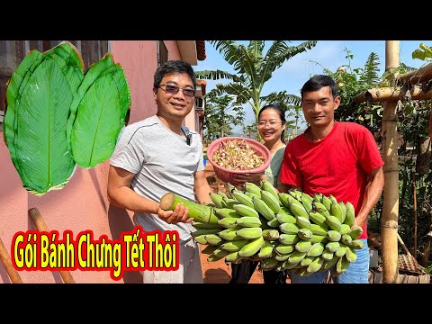 Video Thu hoạch bội thu Hành và chuối Để gói Bánh chưng... - youtube