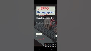 EPFO Stenographer Result | EPFO Stenographer recruitment | #EPFORECRUITMENT #epfo #epfosteno2023