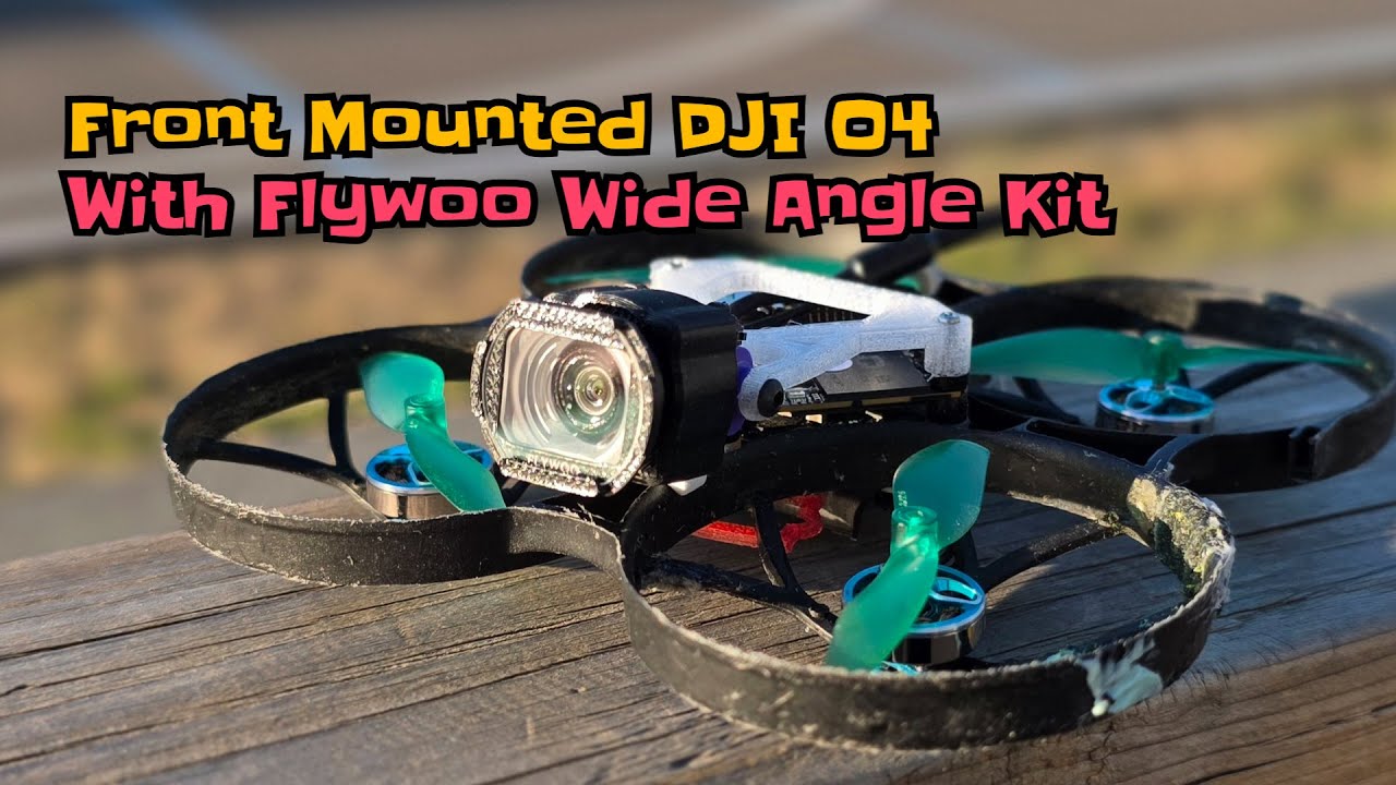 Front Mounted DJI O4 with Flywoo Wide Angle Kit on 1S 85whoop