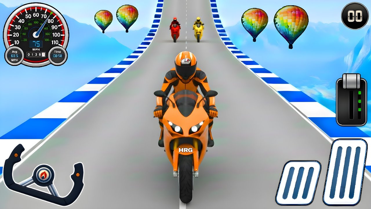 Extreme Bike Mega Ramp Crazy Racing - Impossible Bike Stunts Tracks - Android Gameplay #70