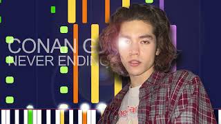 Conan Gray - NEVER ENDING SONG (PRO MIDI FILE REMAKE) - in the style of