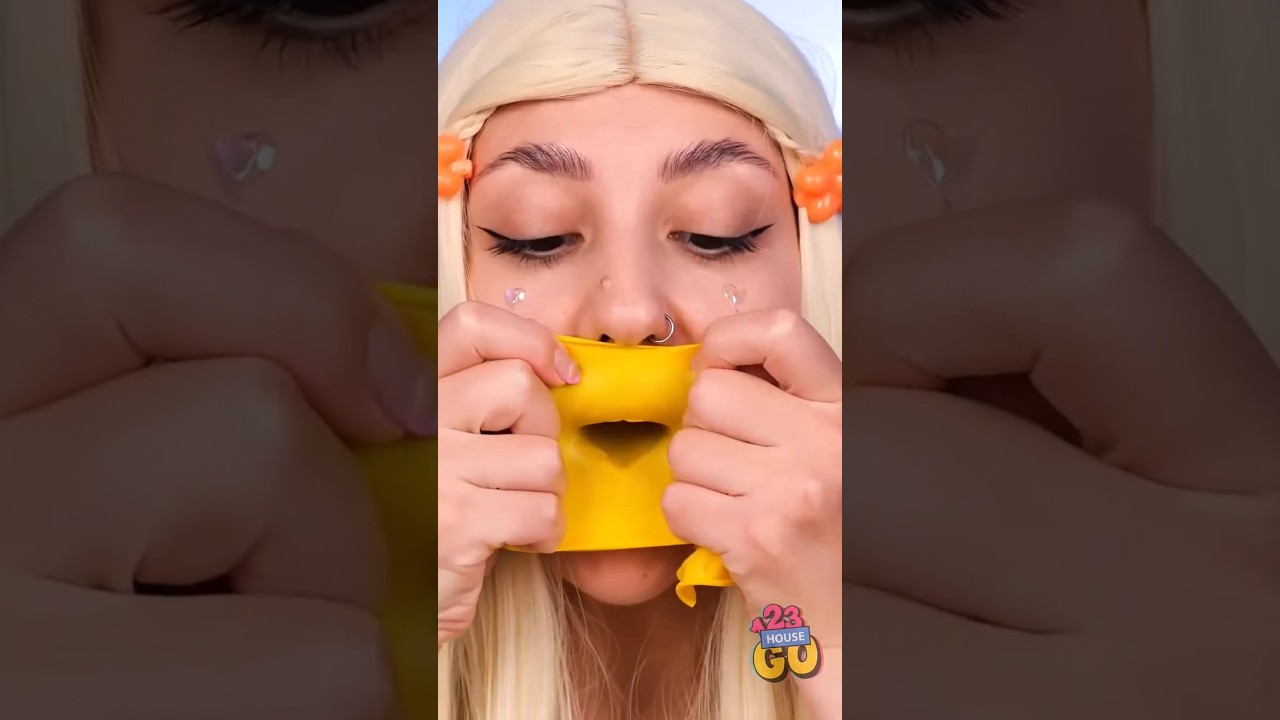 WOW!!! So Satisfying! Ice Ball with Doll!#shorts